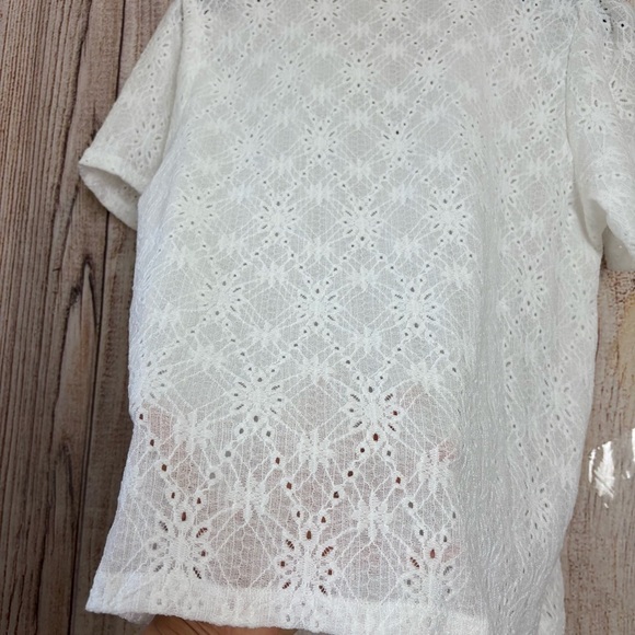 Michael michael Kors Womens Lace V-neck tops size Large - Picture 3 of 10